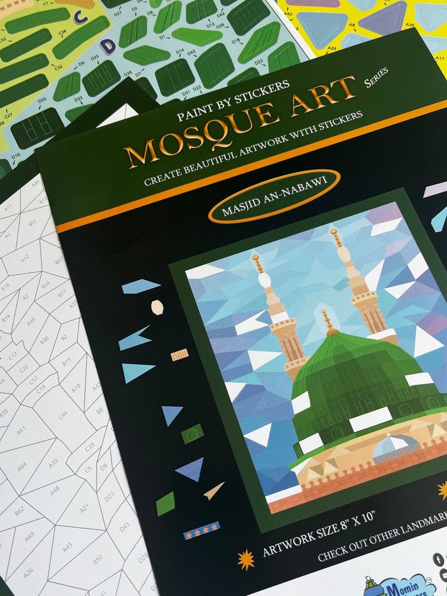 Mosque Art Paint by Sticker Set – Masjid An-Nabawi – Activity set cover