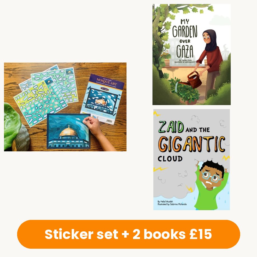 Al-Aqsa Craft & Story Pack (sticker set + any 2 books)