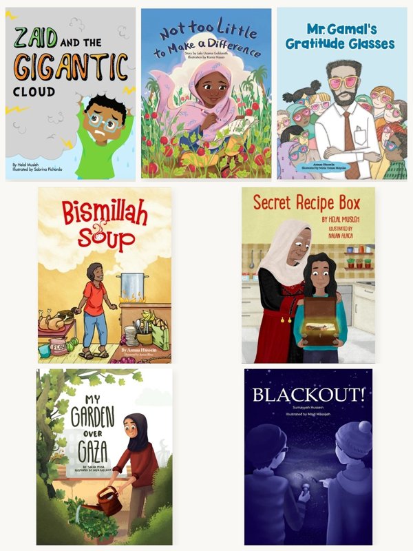 Ruqaya's Bookshelf Collection (7 books)