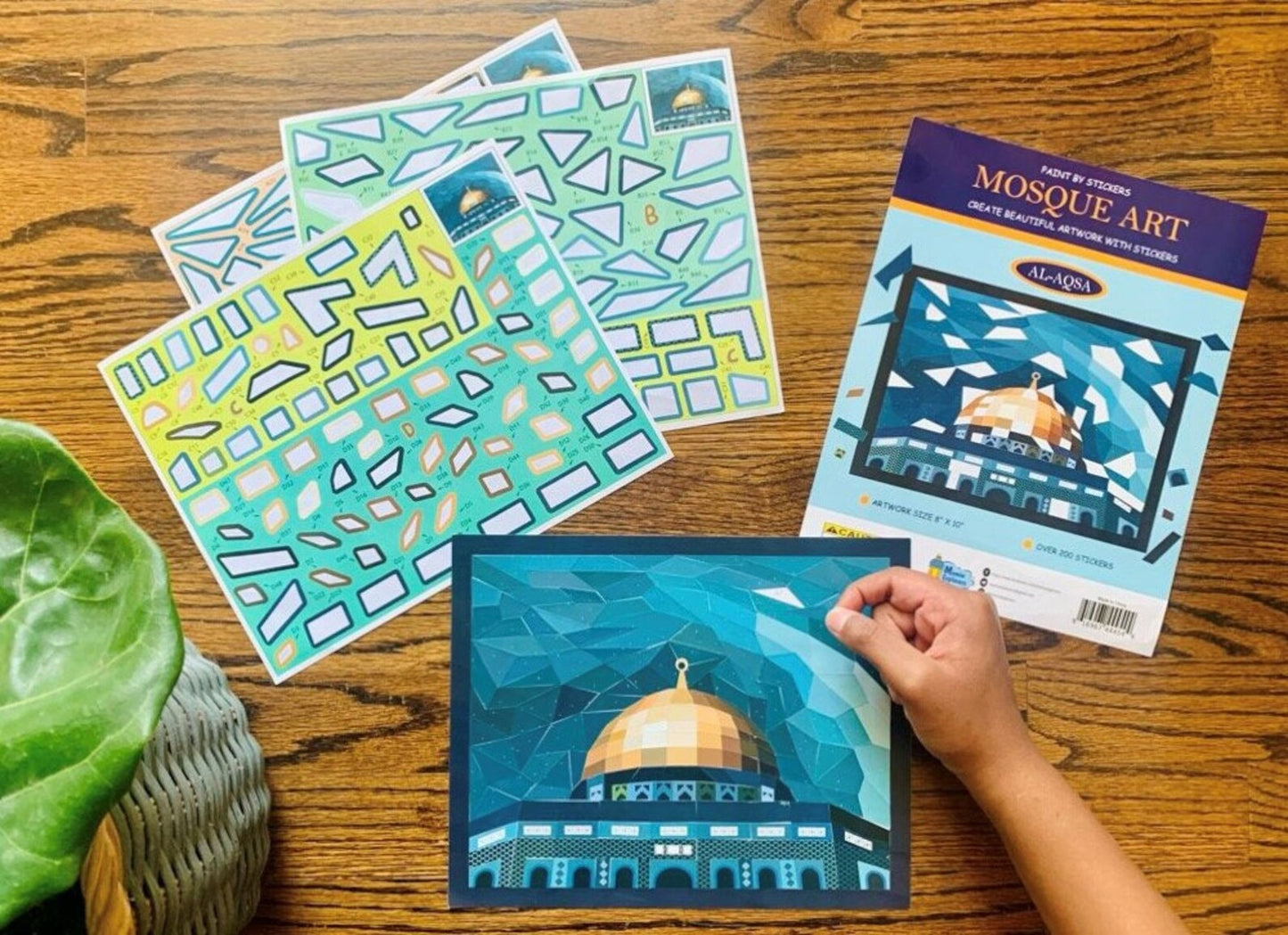 Mosque Art Paint by Sticker Set – Al-Aqsa