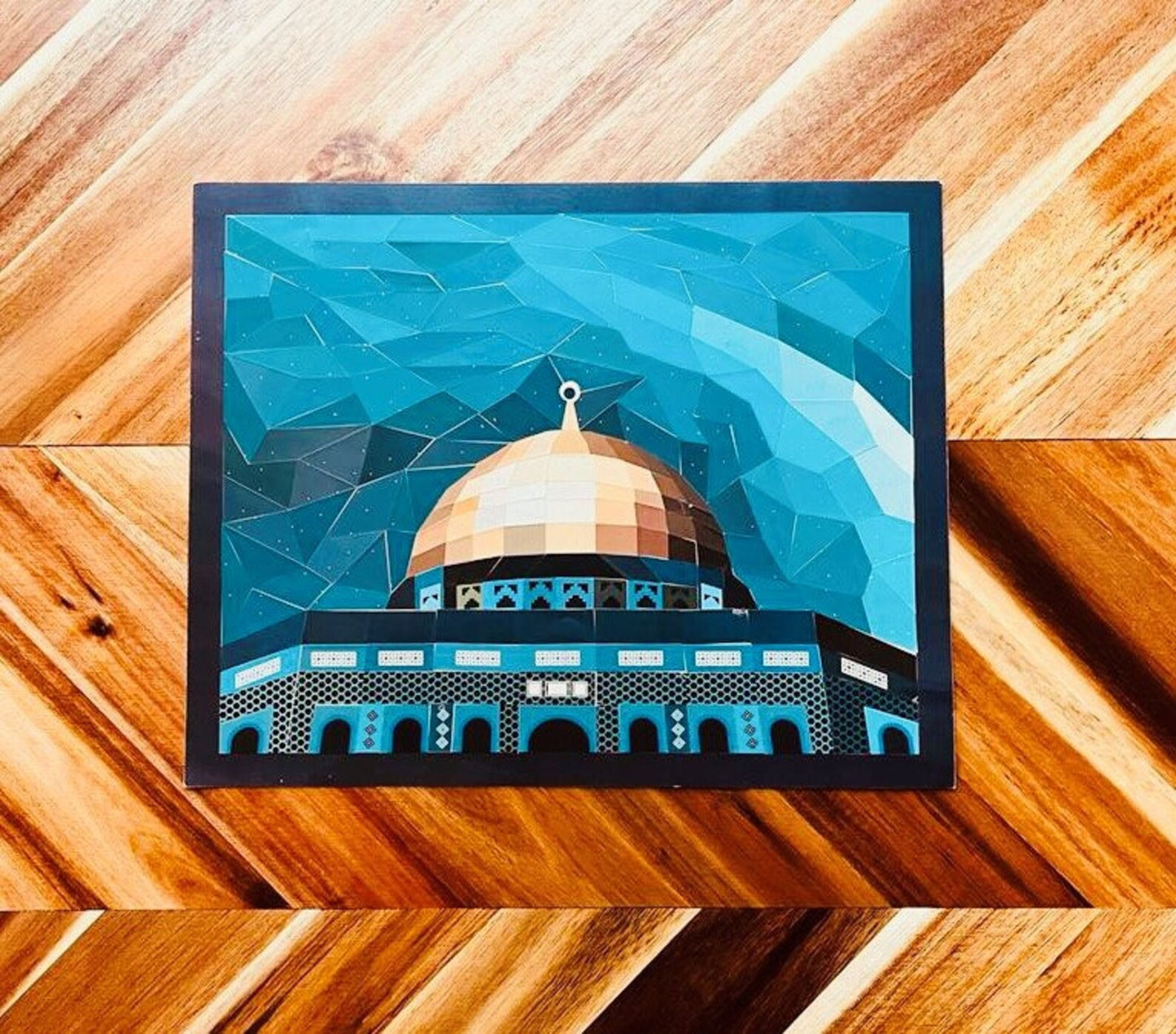 Mosque Art Paint by Sticker Set – Al-Aqsa