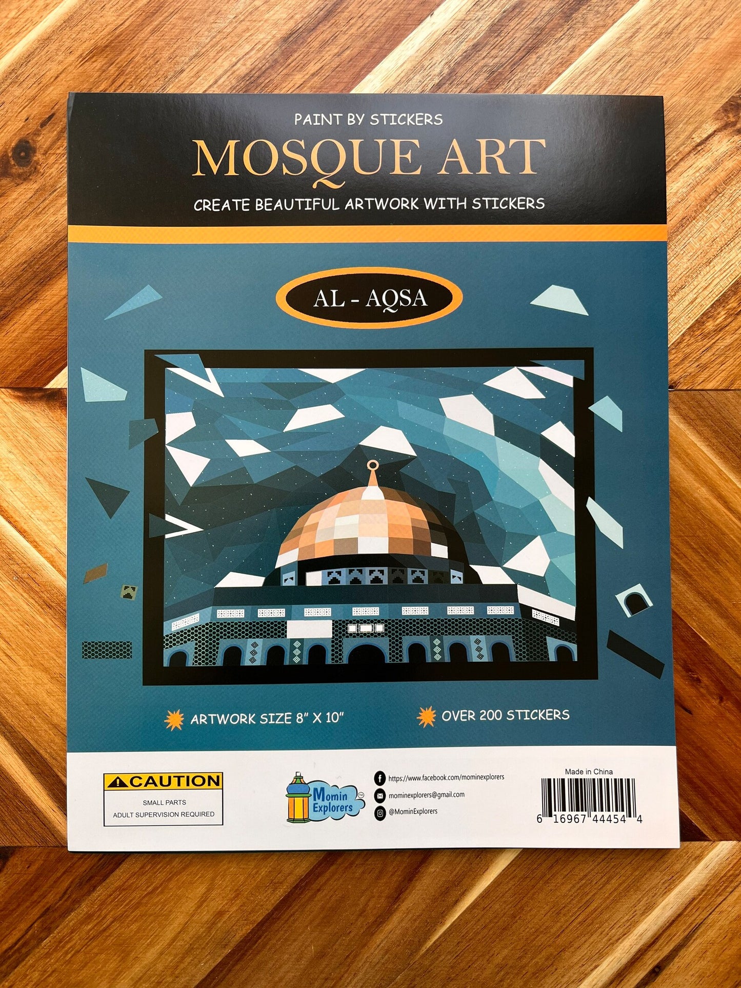 Mosque Art Paint by Sticker Set – Al-Aqsa